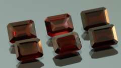 Ravishing wine red 13.63ct untreated Garnet set