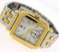 Michele Deco 16 Diamond Mother of Pearl Dial Watch