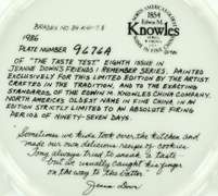 Collector's Fine China Plate