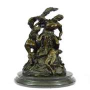 Bologna Zeus W/ Nymphs and Eagle Bronze Sculpture