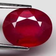 Vivid blood red 3.15ct Ruby from Madagascar