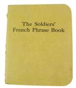 1918 Soldiers French Phrase Book