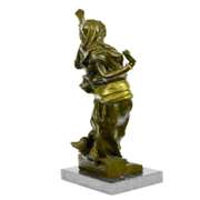 Bronze Sculpture Gilt Gold Bronze Harem Woman By Italian Artist Aldo Vitaleh Art