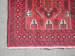 Handmade Persian Turkmen 9.5x3.0