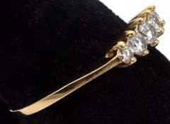 Dainty 5-Stone Diamond Ring in 14KT Yellow Gold