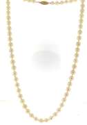 Simple 6mm Pearl Strand Necklace