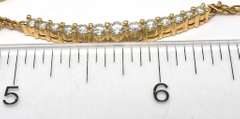 Stunning 0.69CTW Diamond Necklace in 14KT Yellow Gold