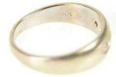 14K Yellow Gold 7.7mm Classic Diamond Men's Wedding Band Ring