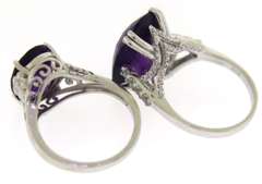 Luxurious Platinum Marquise Diamond Bridal Set