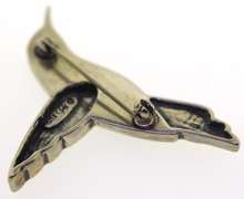 Sterling Silver Hummingbird Gemstone Pin