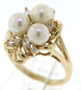Fancy Triple FWP & MQ & RBC CZ Ring