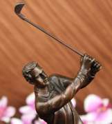Golfing Trophy Bobby Jones Bronze Statue