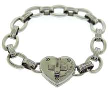 Juicy Couture Turn Lock Heart Bracelet