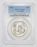 MS67 1936 Cleveland Commemorative Half Dollar - Graded PCGS