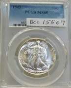 1943 Walker Half PCGS MS-65