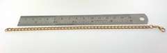 Simple 14kt yellow gold curb link bracelet