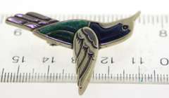 Sterling Silver Hummingbird Gemstone Pin