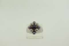 Sterling Silver Oval Shaped Aquamarine Ring