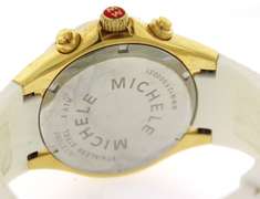 Michele White Tahitian Jelly Bean Watch