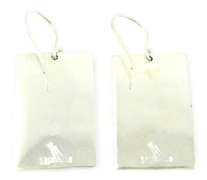 Signed Sterling Flower Earrings
