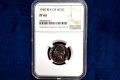 1940 Rev of 40 5c Proof 64 NGC