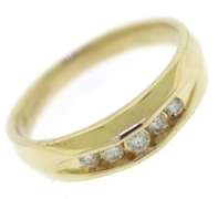 Handsome 14kt YG Gent's Diamond Ring