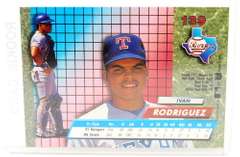 Juan Rodriquez, Rangers 1992 Rookie Baseball Card