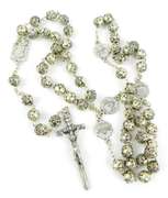 Extra Long Italian Rose Bead Rosary