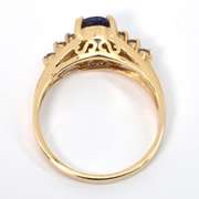 Tanzanite & Diamond Ring