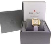 Michelle Deco Madison Two Tone Diamond Dial Watch