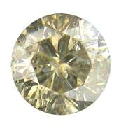Glittering lace white .28ct unheated Diamond solitaire