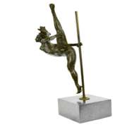 Art Deco Aldo Vitaleh Large Ballerina Dancer Bronze Sculpture Marble Statue Sale
