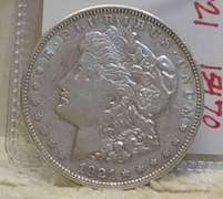 1921 Morgan Dollar, circulated