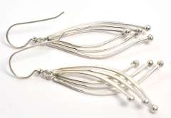 Fun Dangle Earrings in Sterling Silver