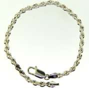 Sterling Sterling Rope Chain Bracelet