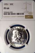 1951 PF64 50c NGC