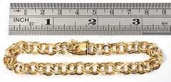 Traditional Double Link Charm Bracelet
