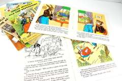 1939 Uncle Wiggily Linen Like Books w/Box