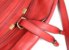 Chloe Medium Marcie Red Handbag
