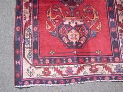 Semi Antique Persian Hamedan 12.8x3.7