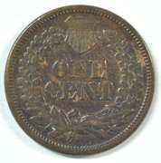 Scarce 1869 over '9' Indian Head Cent. Full LIBERTY