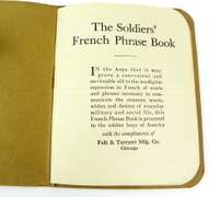 1918 Soldiers French Phrase Book