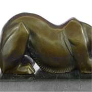 Loving Greyhound Dog Bronze Sculpture