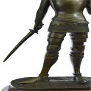 Knight Warrior Bronze Statue