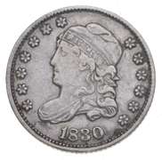 1830 Capped Bust Half Dime - Circulated