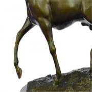 Natural Free Arabian Horse Barn Racing Race Sculpture Marble Base Figurine