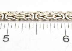 Woven Style Sterling Silver Bracelet
