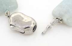 Incredible 380.00CTW Aquamarine Bead Necklace
