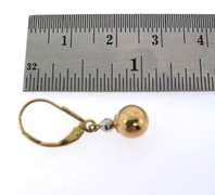Complete Set of 14kt Gold Ball Earrings