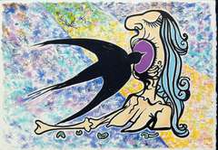 SALVADOR DALI L'HIRONDELLE 1976  DALI L'HIRONDELLE
